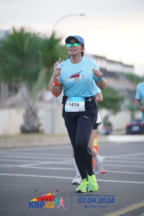 Race photo from KBP City Run 2024