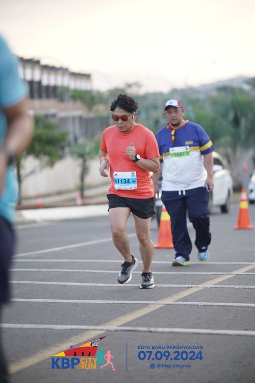 Race photo from KBP City Run 2024