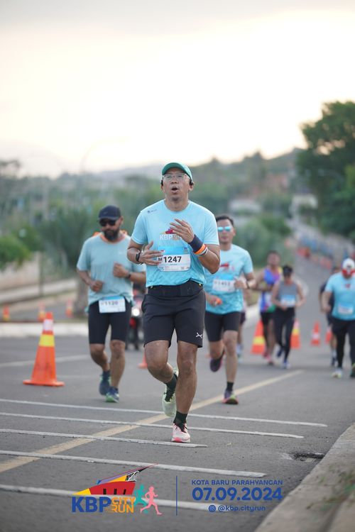 Race photo from KBP City Run 2024
