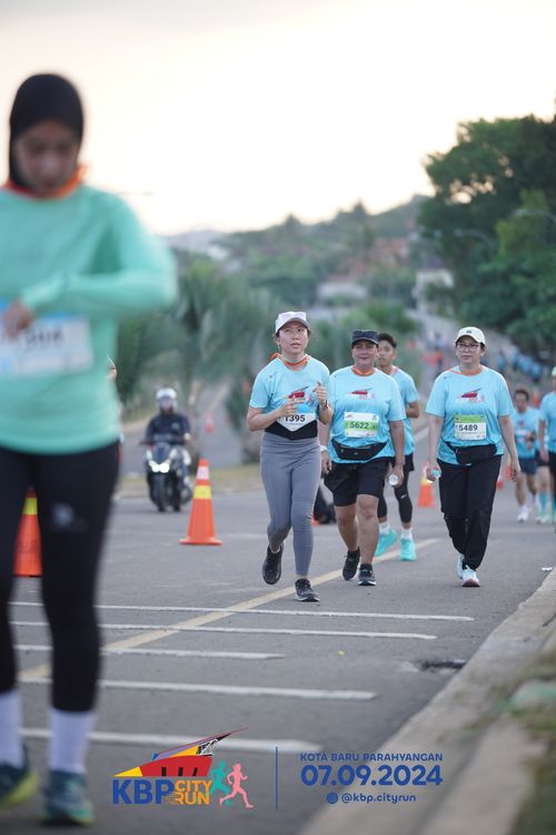 Race photo from KBP City Run 2024