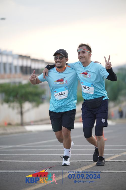 Race photo from KBP City Run 2024