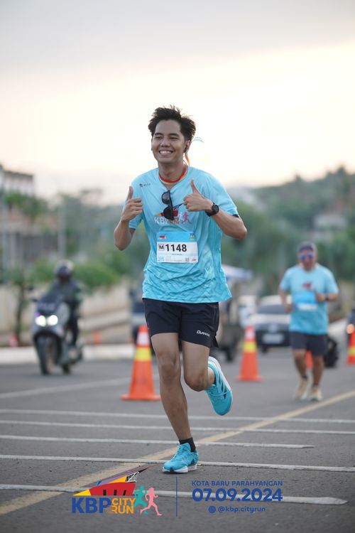 Race photo from KBP City Run 2024