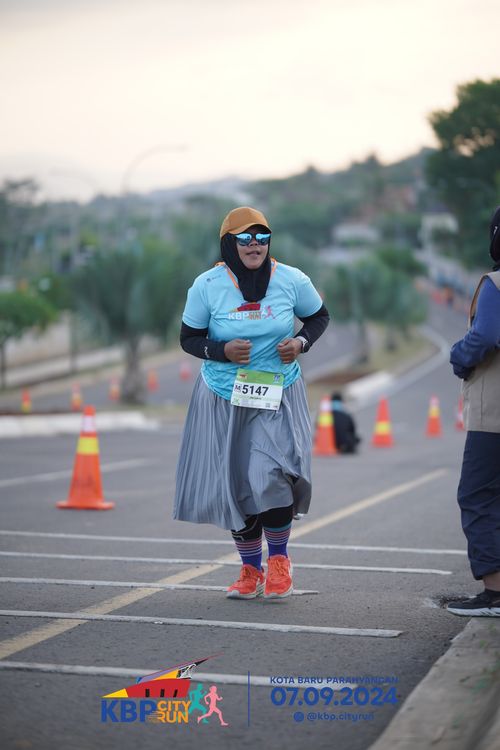Race photo from KBP City Run 2024