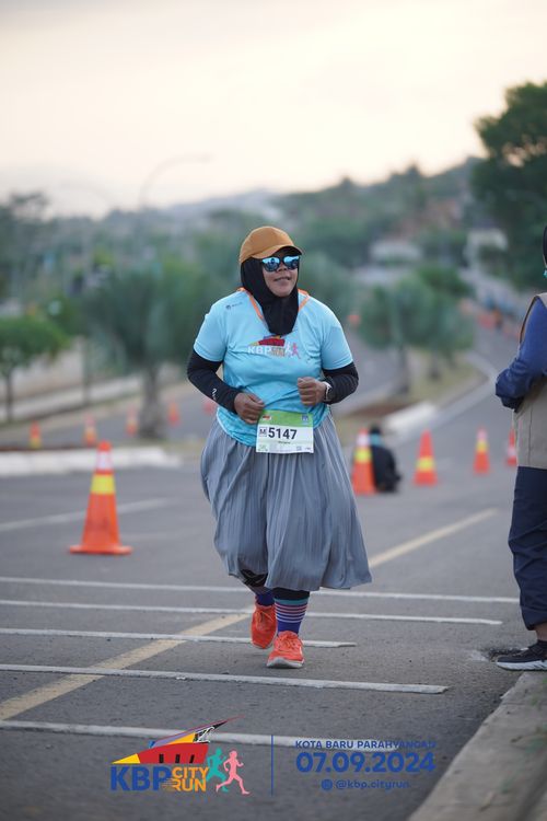 Race photo from KBP City Run 2024