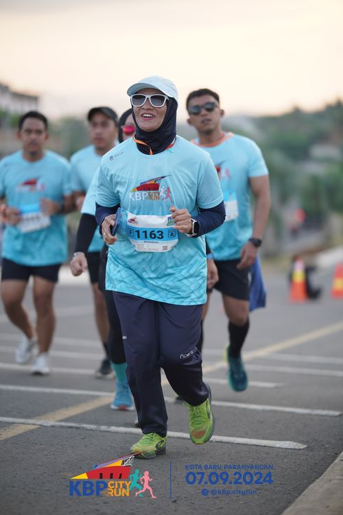 Race photo from KBP City Run 2024
