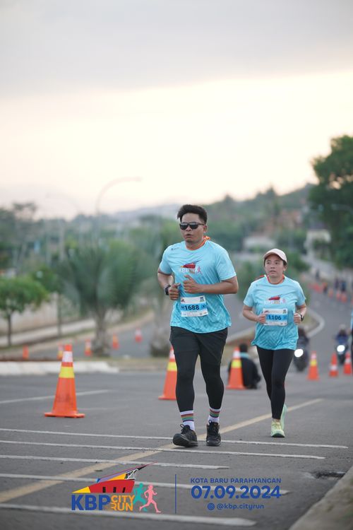 Race photo from KBP City Run 2024