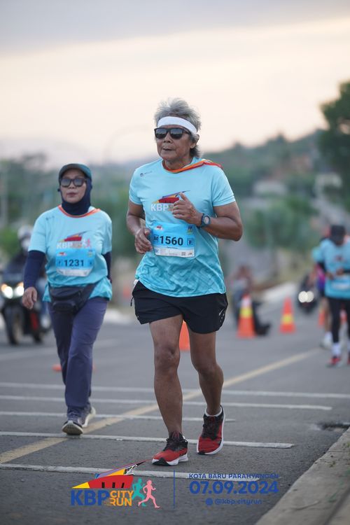 Race photo from KBP City Run 2024