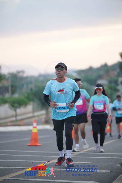 Race photo from KBP City Run 2024