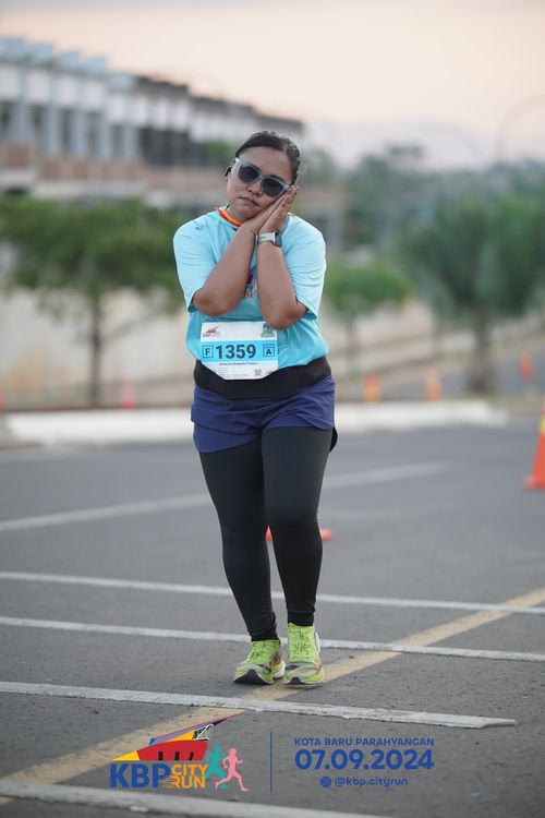 Race photo from KBP City Run 2024
