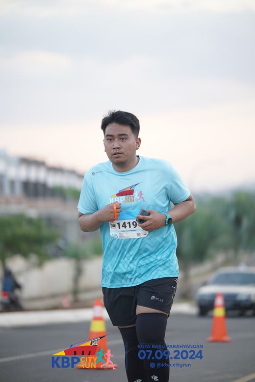 Race photo from KBP City Run 2024