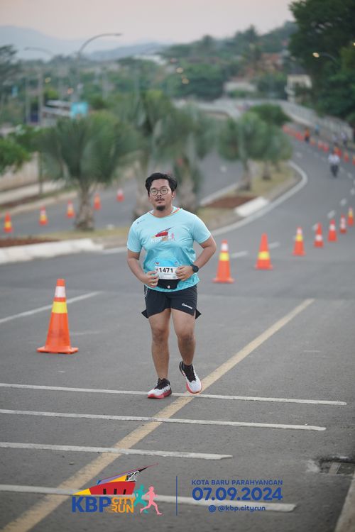 Race photo from KBP City Run 2024