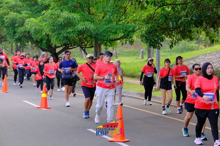 Race photo from CISANGKAN KBP CITY RUN 2025