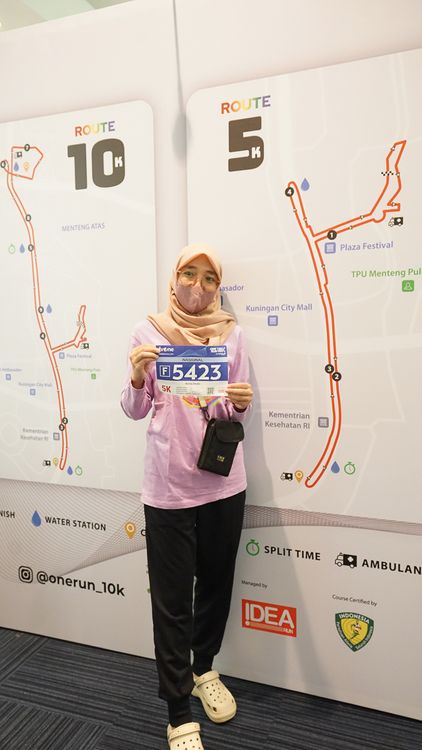 Race photo from ONE RUN 10 K