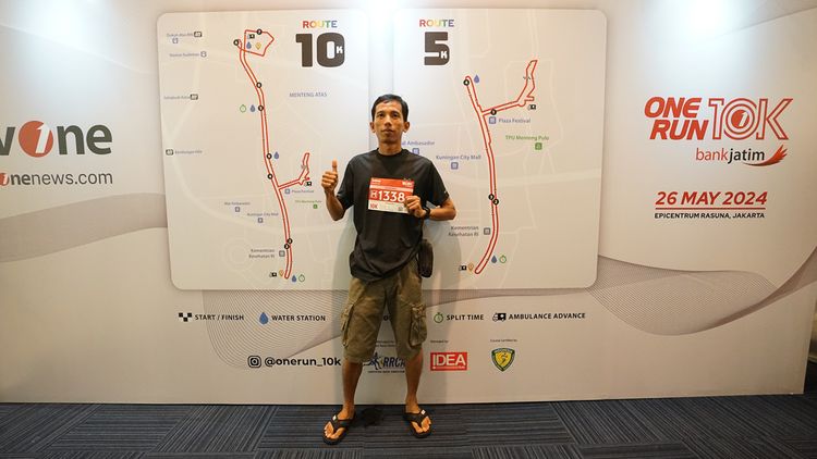 Race photo from ONE RUN 10 K