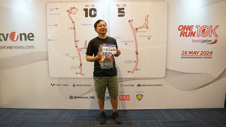 Race photo from ONE RUN 10 K