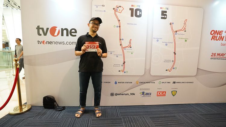 Race photo from ONE RUN 10 K