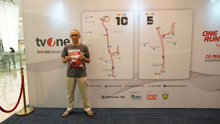 Race photo from ONE RUN 10 K