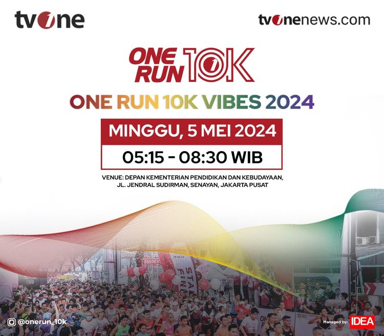 Race photo from One Run 10K Vibes 2024