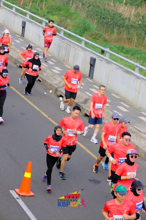 Race photo from CISANGKAN KBP CITY RUN 2025