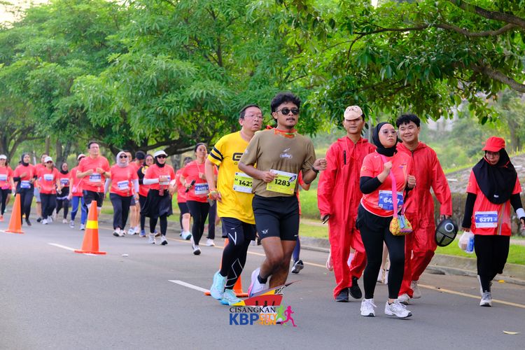 Race photo from CISANGKAN KBP CITY RUN 2025