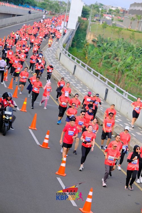 Race photo from CISANGKAN KBP CITY RUN 2025