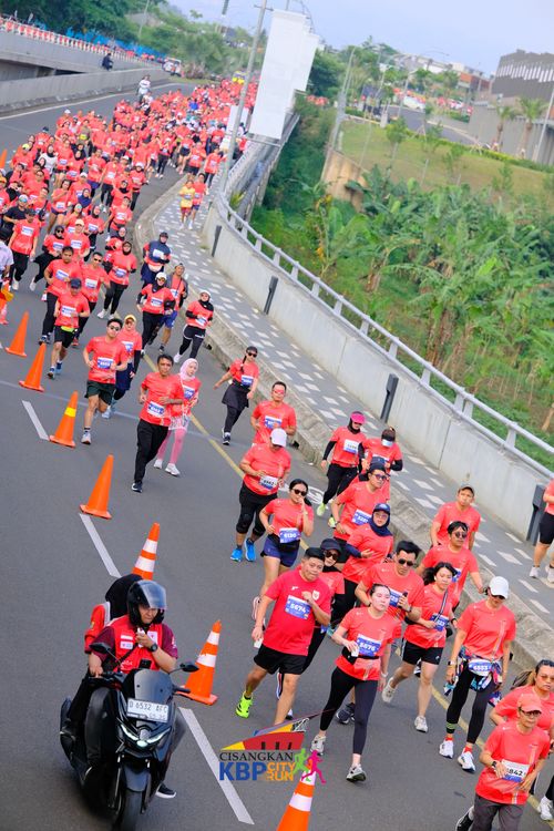 Race photo from CISANGKAN KBP CITY RUN 2025