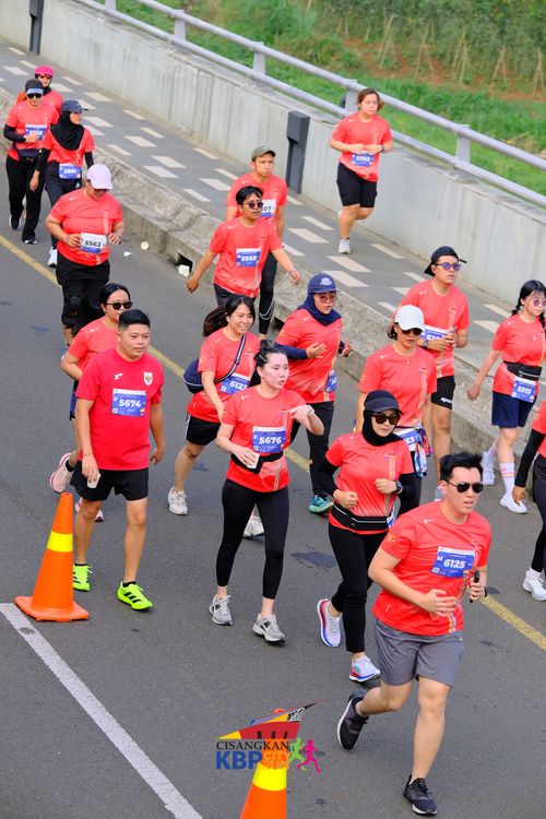 Race photo from CISANGKAN KBP CITY RUN 2025