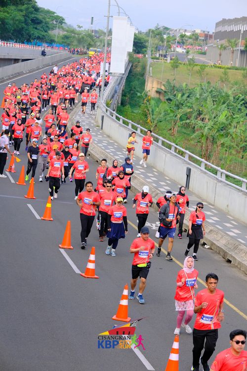 Race photo from CISANGKAN KBP CITY RUN 2025