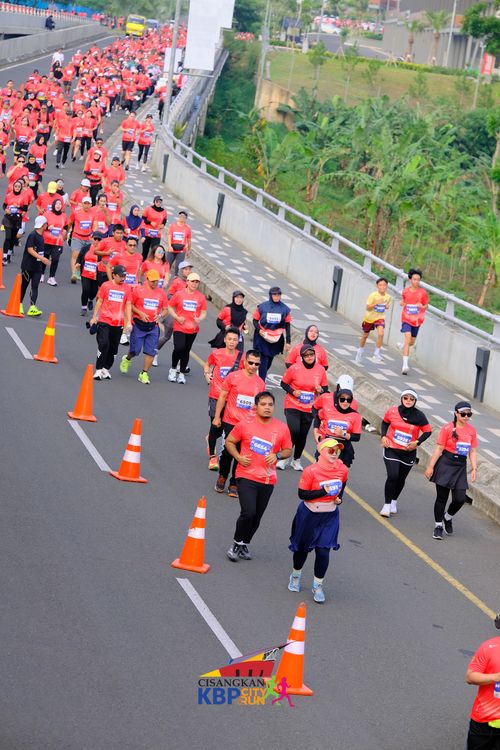 Race photo from CISANGKAN KBP CITY RUN 2025