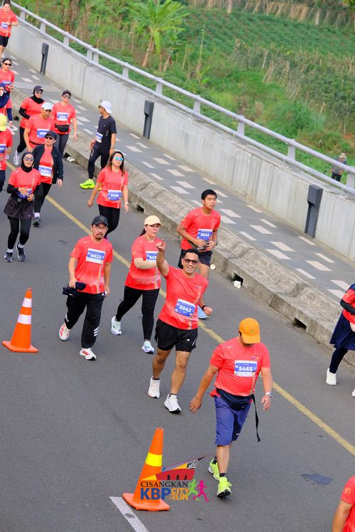 Race photo from CISANGKAN KBP CITY RUN 2025