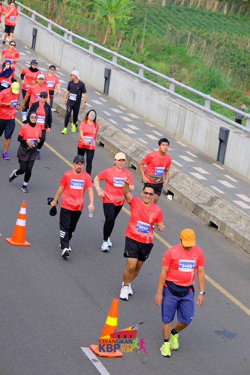 Race photo from CISANGKAN KBP CITY RUN 2025