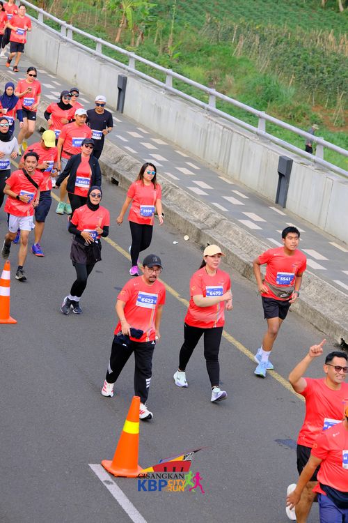 Race photo from CISANGKAN KBP CITY RUN 2025