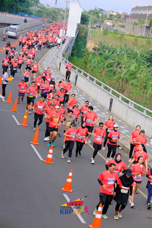 Race photo from CISANGKAN KBP CITY RUN 2025