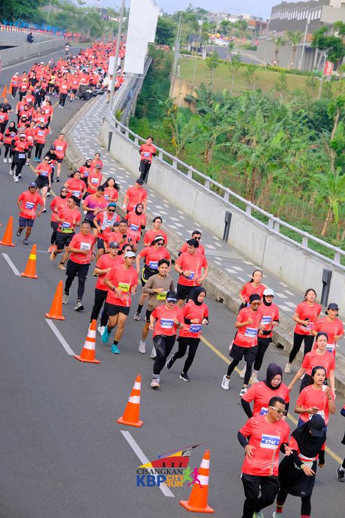 Race photo from CISANGKAN KBP CITY RUN 2025