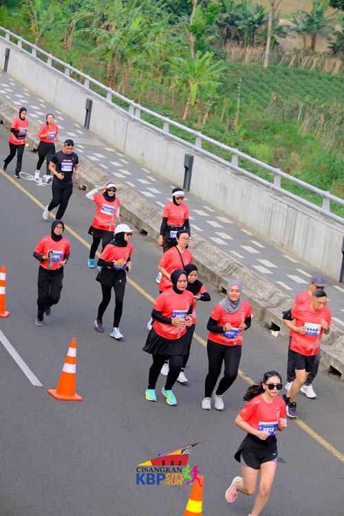 Race photo from CISANGKAN KBP CITY RUN 2025