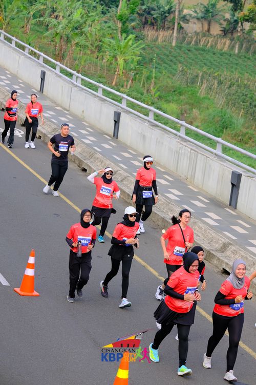 Race photo from CISANGKAN KBP CITY RUN 2025