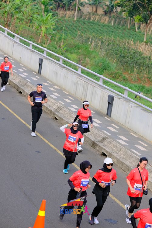 Race photo from CISANGKAN KBP CITY RUN 2025