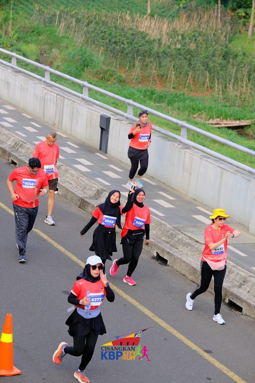 Race photo from CISANGKAN KBP CITY RUN 2025