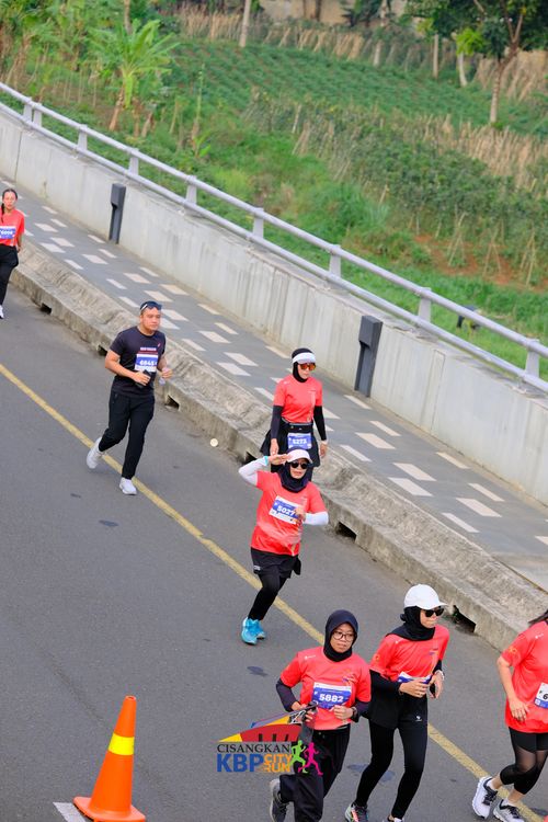 Race photo from CISANGKAN KBP CITY RUN 2025