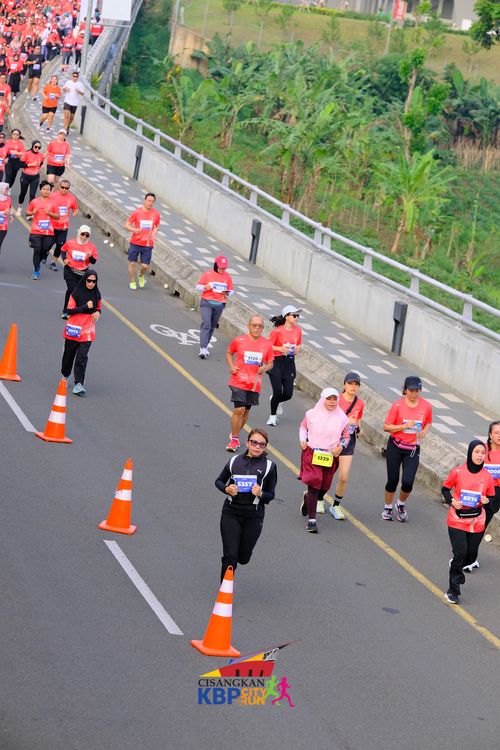Race photo from CISANGKAN KBP CITY RUN 2025