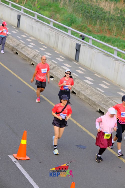 Race photo from CISANGKAN KBP CITY RUN 2025
