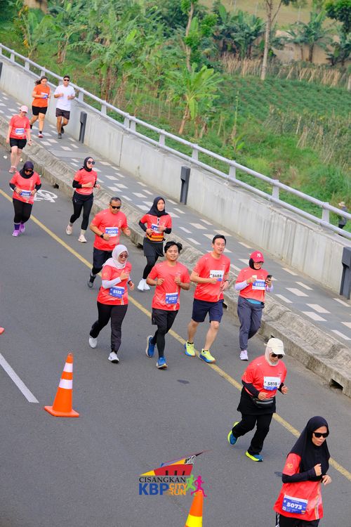 Race photo from CISANGKAN KBP CITY RUN 2025