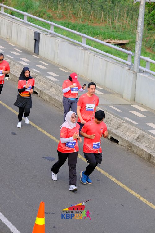 Race photo from CISANGKAN KBP CITY RUN 2025