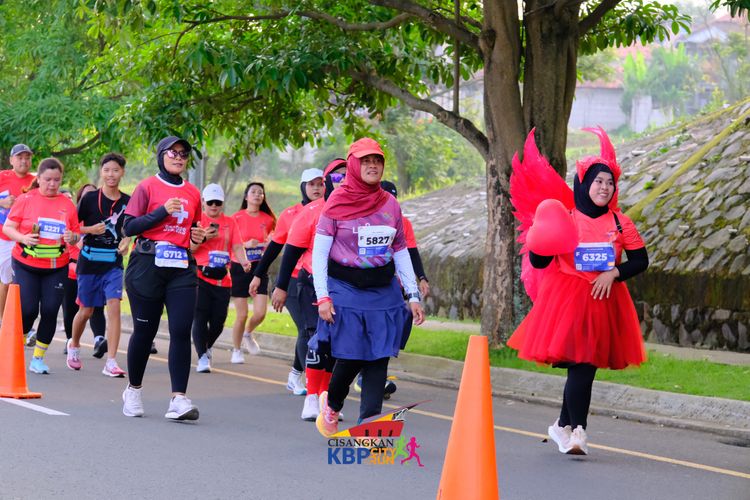 Race photo from CISANGKAN KBP CITY RUN 2025