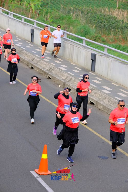 Race photo from CISANGKAN KBP CITY RUN 2025