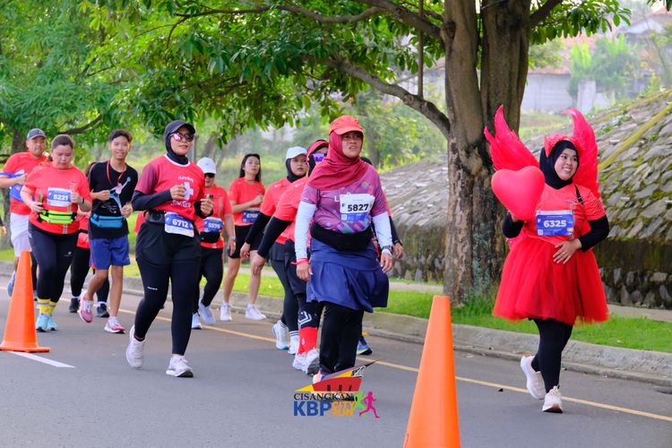 Race photo from CISANGKAN KBP CITY RUN 2025