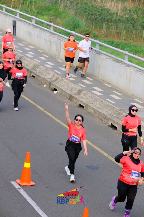 Race photo from CISANGKAN KBP CITY RUN 2025