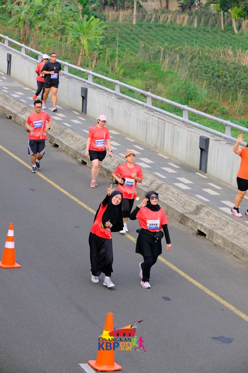 Race photo from CISANGKAN KBP CITY RUN 2025