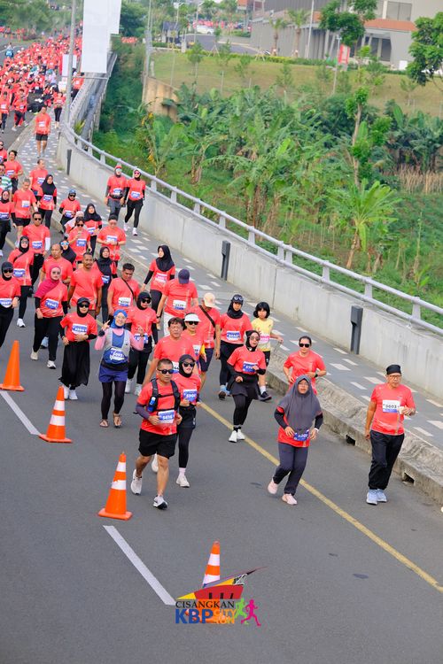 Race photo from CISANGKAN KBP CITY RUN 2025