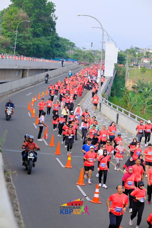Race photo from CISANGKAN KBP CITY RUN 2025